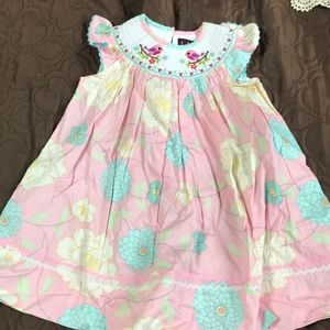 2T smocked dress nwot